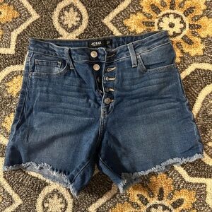 Just Black Women's Dark Blue Jean Shorts